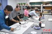 天降五夫两岸艺术家在安徽“共绘一幅画”